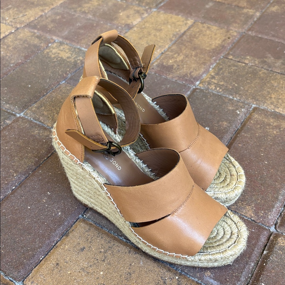 Treasure & Bond Women's Brown Espadrille Wedges